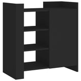 Sideboard Black 73.5x35x75 cm Engineered Wood 848403