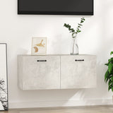 Wall Cabinet Concrete Grey 80x36.5x35 cm Engineered Wood 812937