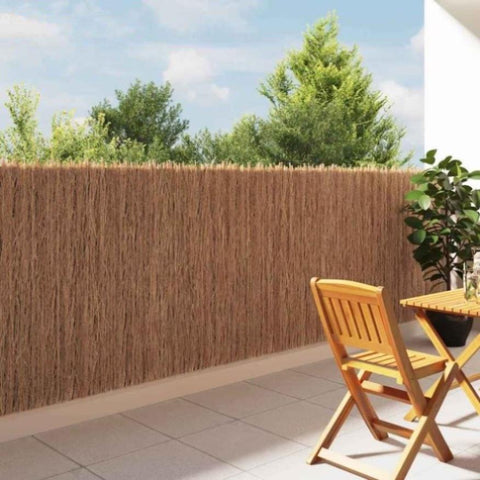 Brushwood Fence Brown 400 x 125 cm Brushwood 42006514