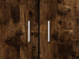 Book Cabinet Smoked Oak 82.5x30.5x115 cm Engineered Wood 833786