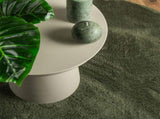 Rug HUARTE Short Pile Soft and Washable Forest Green 100 cm 375104