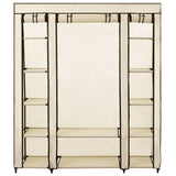 Cabinet Cream Non-woven fabric 150 x 45 x 176 cm Collapsible 282435