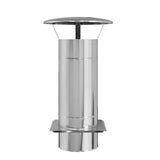 Chimney Extension Silver 35 x 35 x 65 cm Stainless Steel 42008446