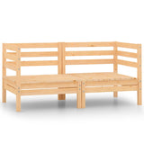 Garden Corner Sofas 2 pcs Solid Pinewood 806582