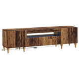 LED TV Cabinet Old Wood Engineered Wood 896253