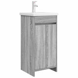 Bathroom Vanity with Sink Grey Sonoma 42 x 40 x 84.5 cm 890773