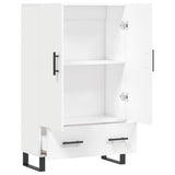 Highboard White 69.5x31x115 cm Engineered Wood 828260