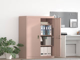 Storage Cabinet Pink 80 x 40 x140 cm Steel 3406179