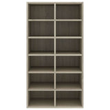 800399 Shoe Rack Sonoma Oak 54x34x100,5 cm Engineered Wood