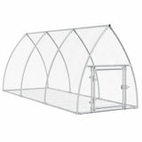 Rabbit Hutch Silver 105x300x120 cm Galvanised Steel 3281528