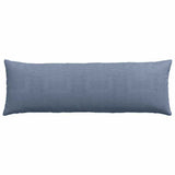 Sofa Pillows 2 pcs Blue 120 x 40 cm Corduroy Fabric 42013820
