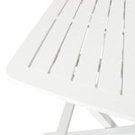 3 Piece Folding Bistro Set Plastic White 43581