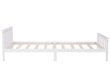 Single Bed White 3ft Solid Pine Wooden Bed Frame for Adults, Kids 190 x 90 cm WF038853KAA