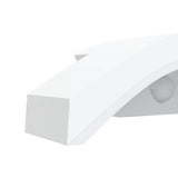 Outdoor LED Wall Lights with Sensors 2pcs White Die-cast Aluminium 4006283