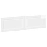 Wall-Mounted Headboard UTRECHT High Gloss White Engineered Wood 897809
