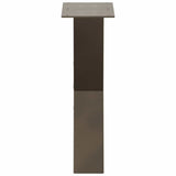 Coffee Table Legs X-Shaped 2 pcs Natural Steel 38x cm Steel 4012955