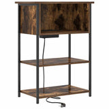 Bedside Cabinet Smoked Oak 55 x 31 x 76 cm Engineered Wood 859502