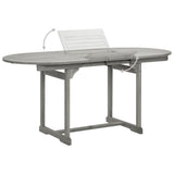 Garden Dining Table x80x75 cm Solid Acacia Wood 316574