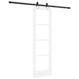 Sliding Door ORKDAL White and Black 61 x 198.5 cm 3332182