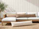 Throw Pillow 2 pcs HEERLEN Brown 40 x 145 cm Chenille Fabric 926206