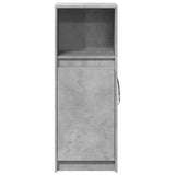 Sideboard with LED Concrete Grey 38x34x100 cm Engineered Wood 852169