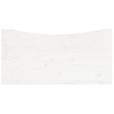 Desk Top White 80x40x2,5 cm Solid Wood Pine 824426