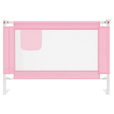 Toddler Safety Bed Rail Pink 100x25 cm Fabric 10199
