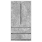Bathroom Cabinet with Drawer Concrete Grey 79.5 x 49 x 156 cm 3406248