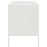 TV Cabinet White 68x39x50.5 cm Steel 842944