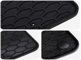 Car Mat 4 pcs Black Rubber 42029132