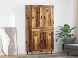 Highboard 2 pcs Old Wood Engineered Wood 3415721