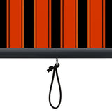 Outdoor Roller Blind 160x250 cm Orange and Brown 145978
