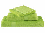 6 Piece Premium Towel Set SOLUND Apple Green 600 gsm 137568