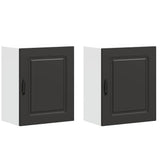 Kitchen Wall Cabinets 2 pcs Kalmar Black Engineered Wood 853560