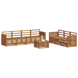 Sofa Sets 8 pcs Natural Solid Acacia Wood 3374484