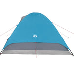 ZNTS Camping Tent Dome 6-Person Blue Waterproof 94413