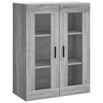 Wall Mounted Cabinets 2 pcs Grey Sonoma Engineered Wood 3197959