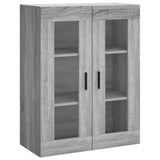 Wall Mounted Cabinets 2 pcs Grey Sonoma Engineered Wood 3197959