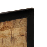 Mirror with Shelves 80x8x55 cm Glass and Solid Wood Mango 358578