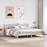 Bed Frame without Mattress 180x200 cm Super King Solid Wood Pine 3305728