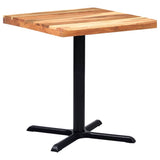 Bistro Table Leg Black 76x76x72 cm Cast Iron 325431