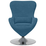 Egg Chair Blue 63 x 73 x 90 cm Velvet 42002723