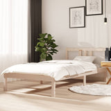 Bed Frame without Mattress Solid Wood 90x190 cm Single Single 814849