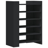 Shoe Cabinet Black 74.5x37.5x100 cm Engineered Wood 848431