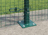 Welded Wire Fence with Concrete Base 25 x 0.8 m 3352434