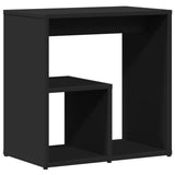 Side Tables 2 pcs Black 50x30x50 cm Engineered Wood 840558