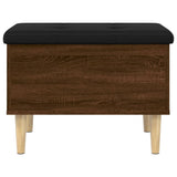 Storage Bench Brown Oak 62x42x46 cm Engineered Wood 835074