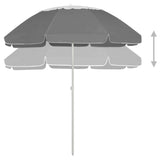 Beach Parasol Anthracite 300 cm 314718
