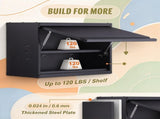Wall-Mounted Metal Storage Cabinet 50.8cm Tall with Adjustable Shelf 54.4kg Load Capacity per Shelf T6639P618844