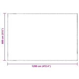 Clear Tarpaulin with Eyelets 8x12 m Polyethylene 4018535